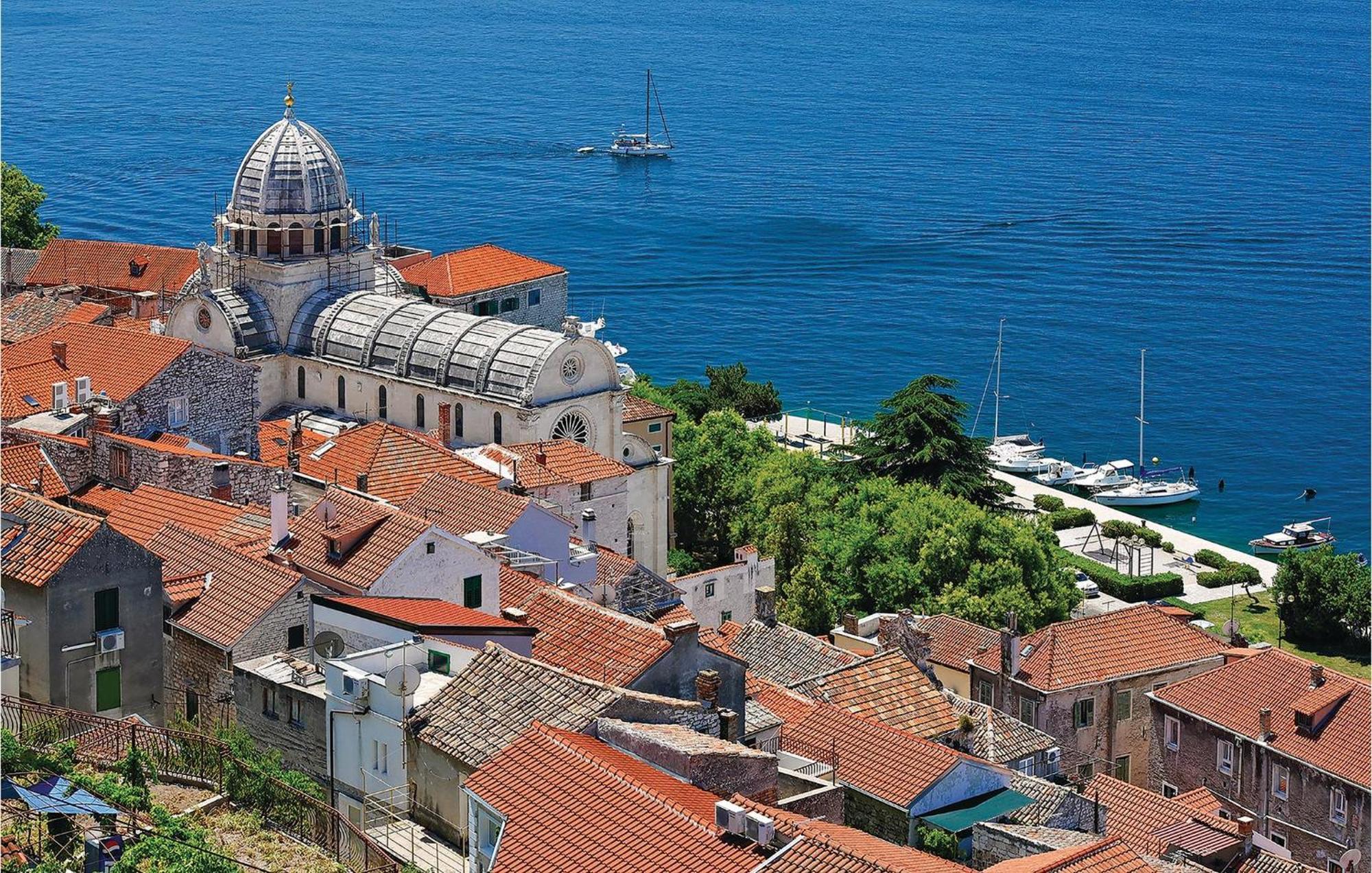 Lovely Home In Sibenik With House Sea View Екстериор снимка